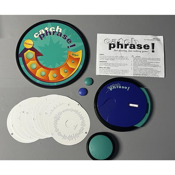 Catch Phrase Electronic Party Game Parker Brothers Hasbro Adults 4+ Players 2007 - Picture 3 of 6